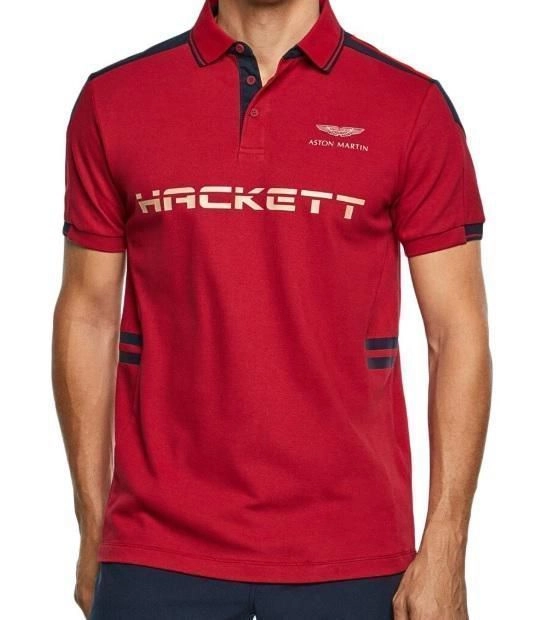 HACKEET POLO TSHIRT WITH BRAND BILL 1