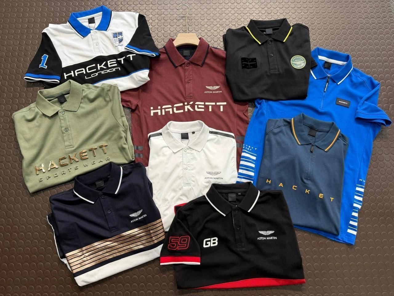 HACKEET POLO TSHIRT WITH BRAND BILL 3