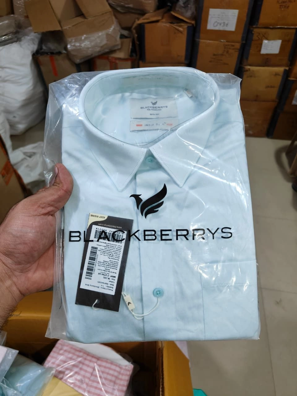 BLACKBERRY SHIRTS FR799GT WITHOUT GST 9