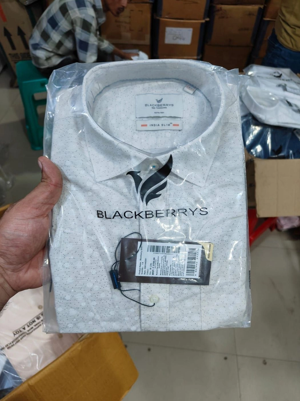 BLACKBERRY SHIRTS FR799GT WITHOUT GST 20