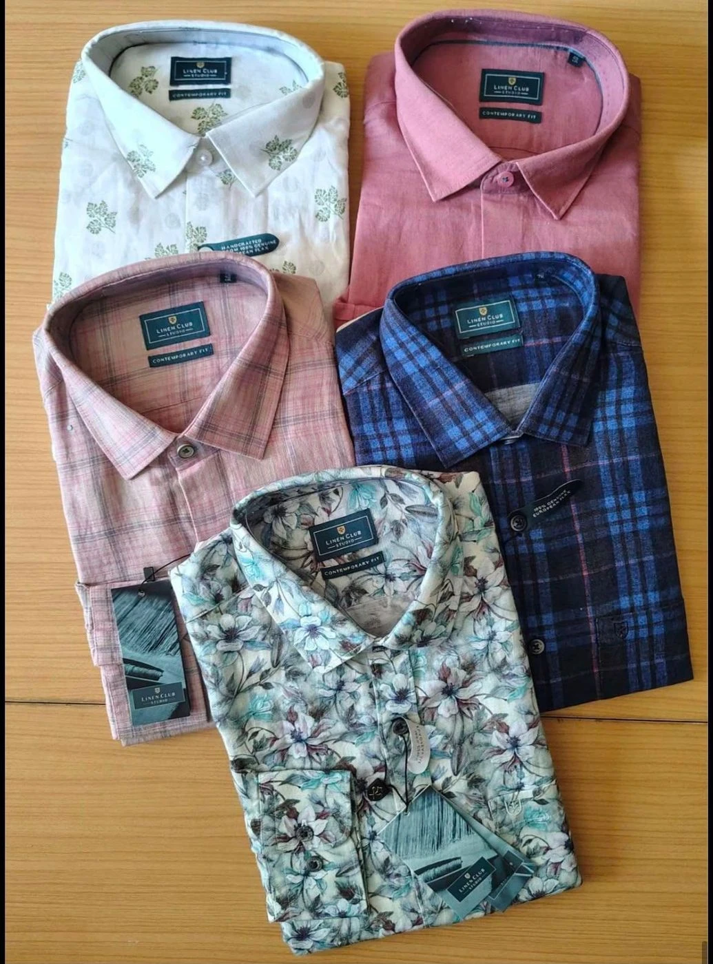 LINEN CLUB SHIRT FQ3670GUO WITH BRAND BILL 13