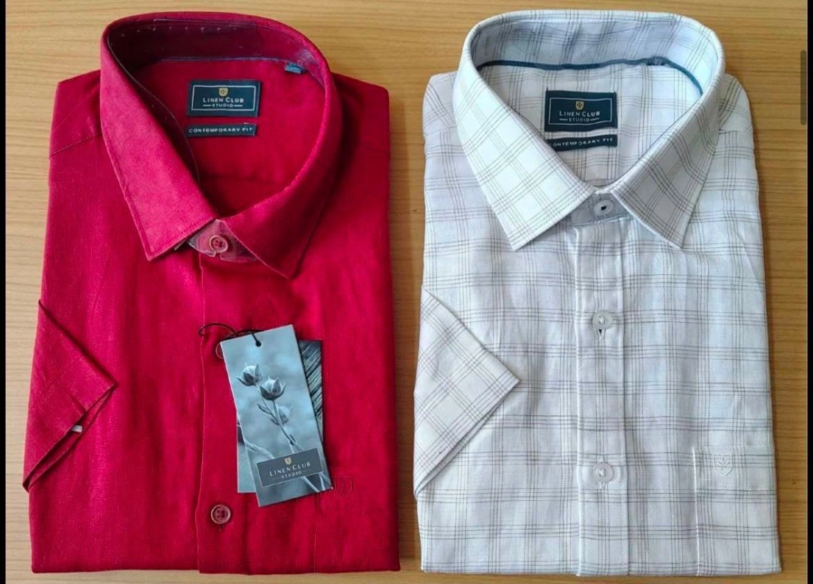 LINEN CLUB SHIRT FQ3670GUO WITH BRAND BILL 18