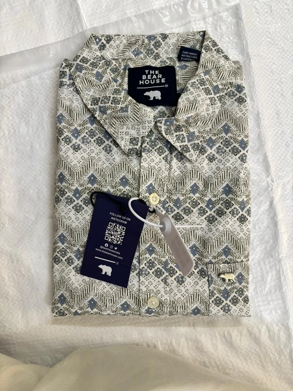 THE BEAR HOUSE SHIRT WITH BRAND BILL 10