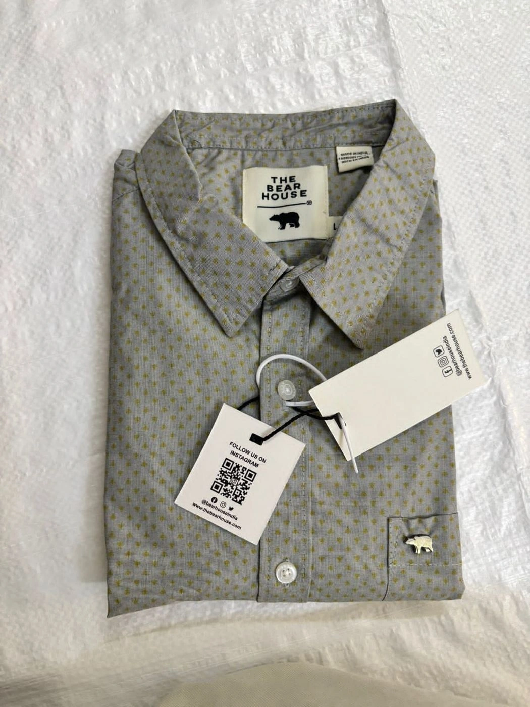 THE BEAR HOUSE SHIRT WITH BRAND BILL 15