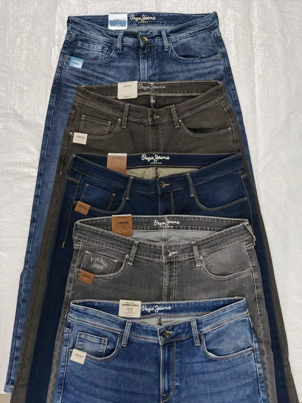 PEPE DENIM JEANS WITH BRAND BILL 7