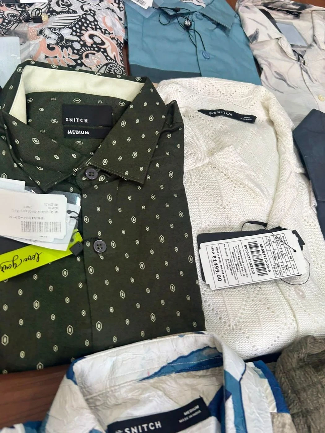 SNITCH SHIRT HRLM9970 WITH BRAND BILL 4