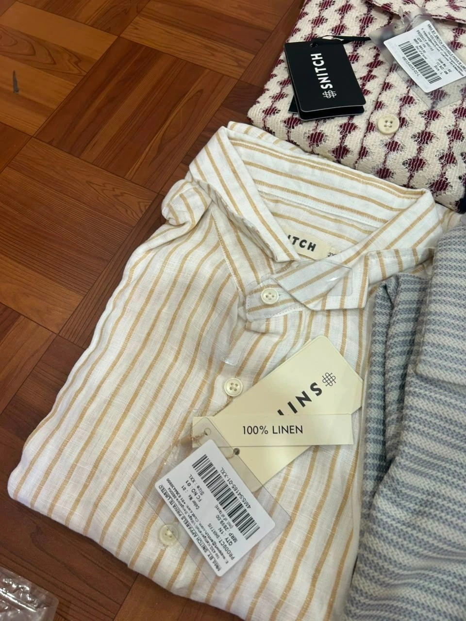 SNITCH SHIRT HRLM9970 WITH BRAND BILL 7
