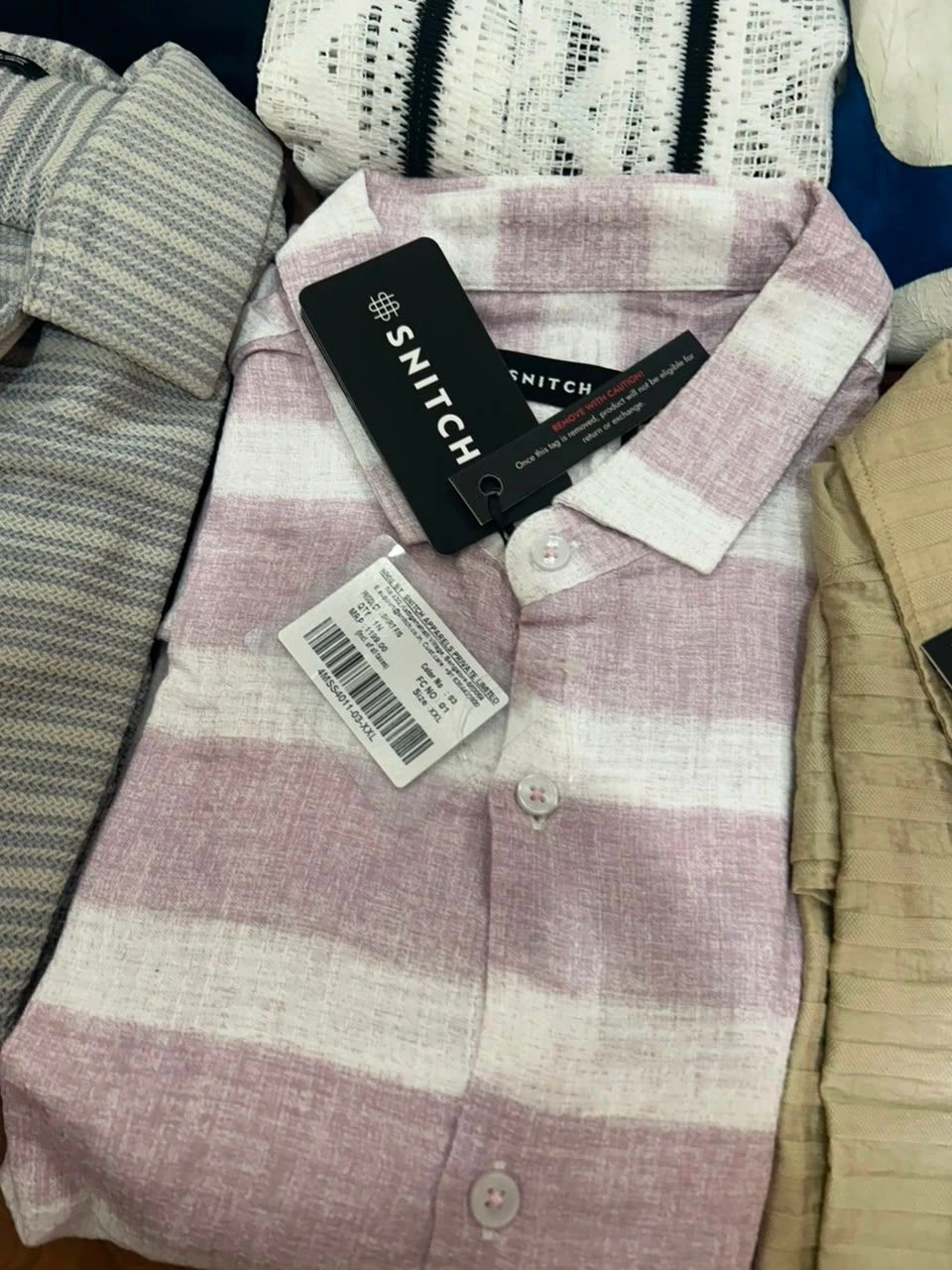 SNITCH SHIRT HRLM9970 WITH BRAND BILL 8