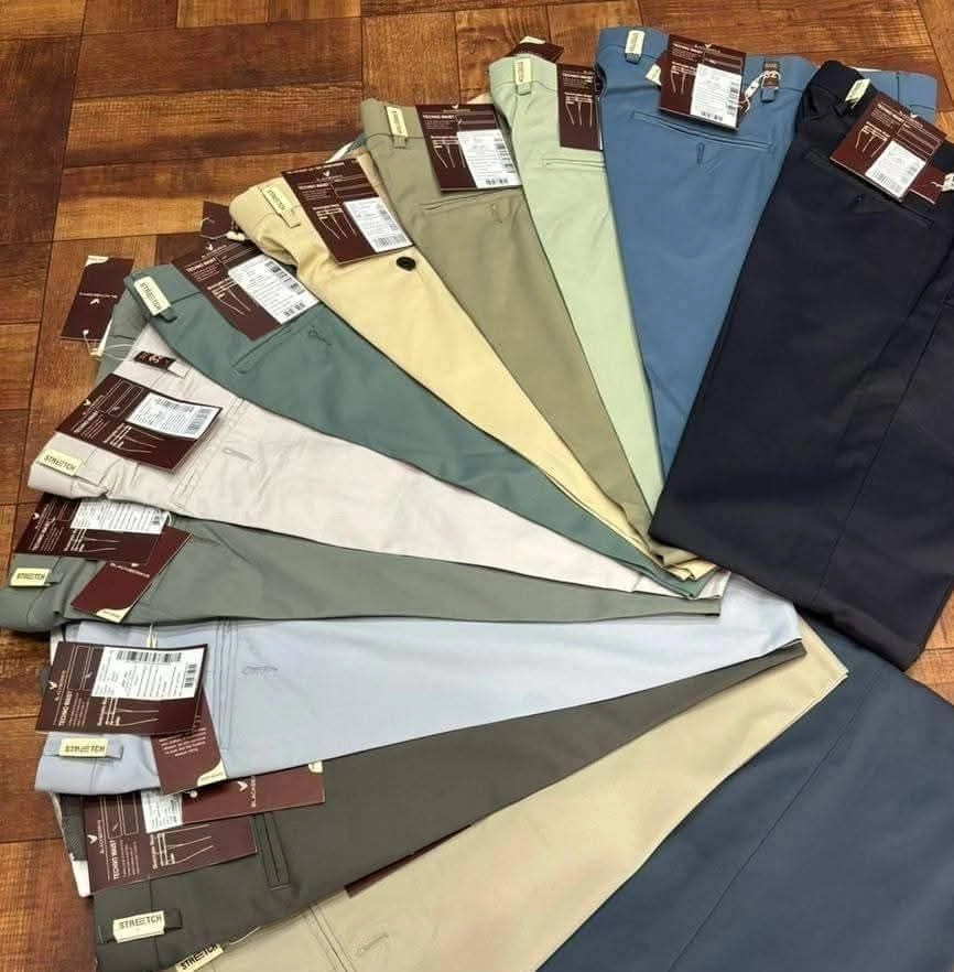 BLACKBERRY CHINOS WITH BRAND BILL 3