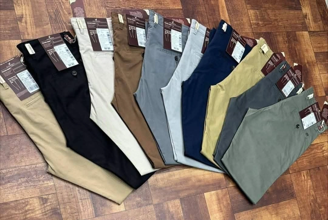 BLACKBERRY CHINOS WITH BRAND BILL 5