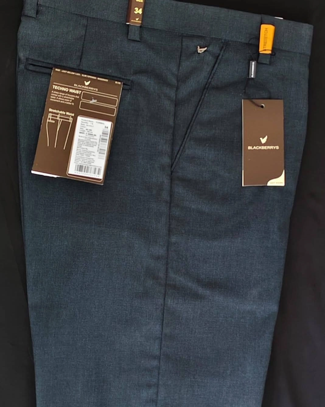 BLACKBERRY CHINOS WITH BRAND BILL 15