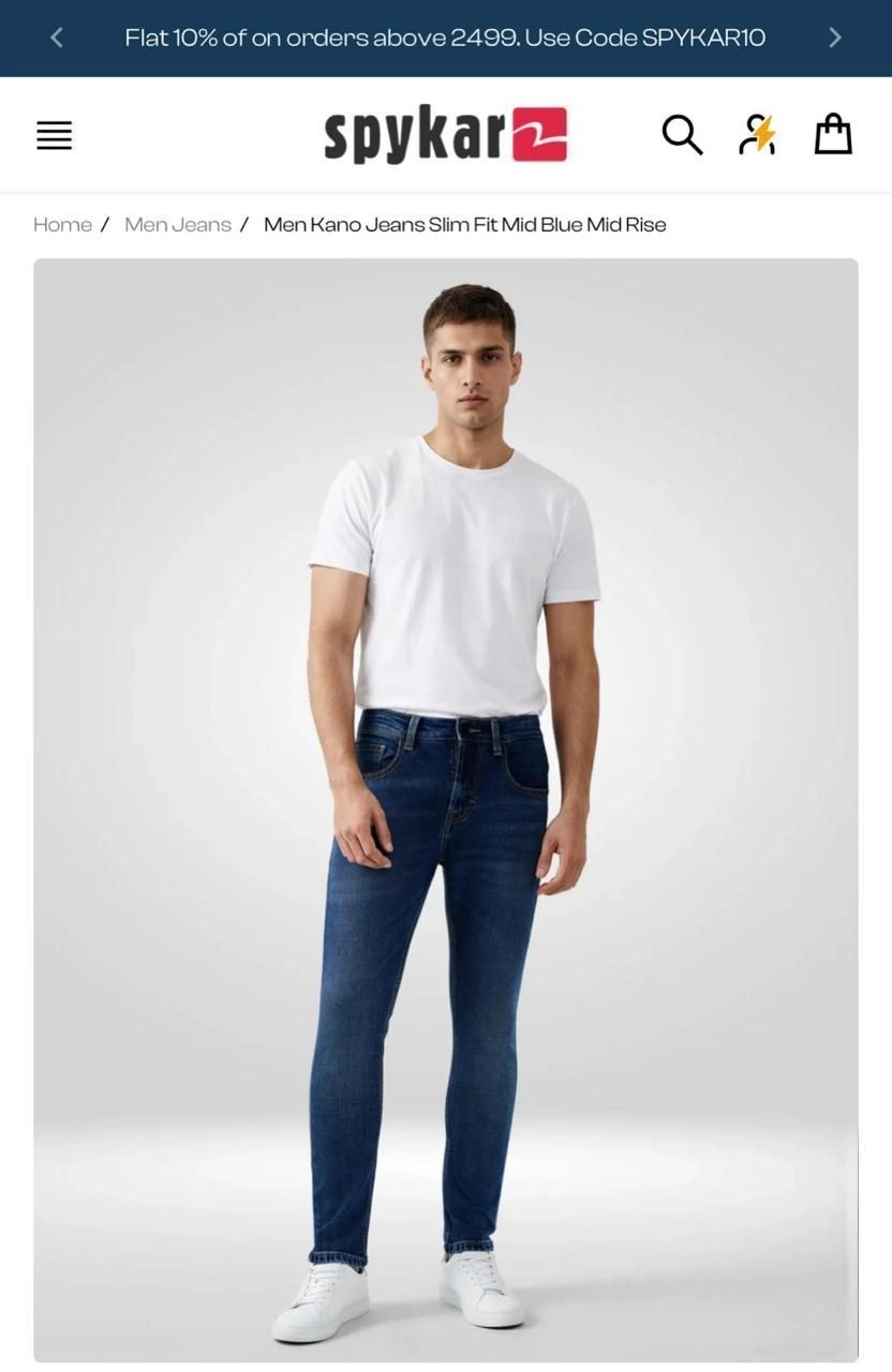SPYKAR JEANS WITH BRAND BILL 2