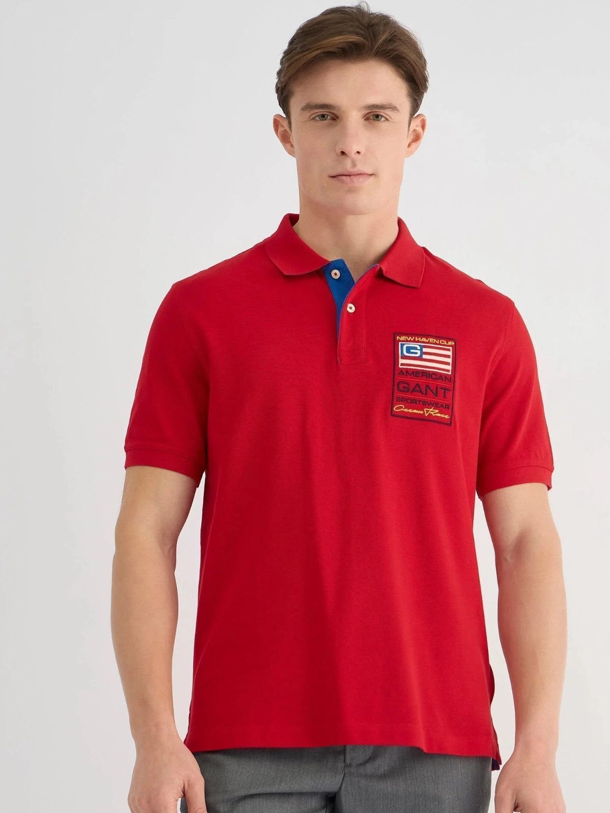 GANT POLO TSHIRT WITH BRAND BILL 1