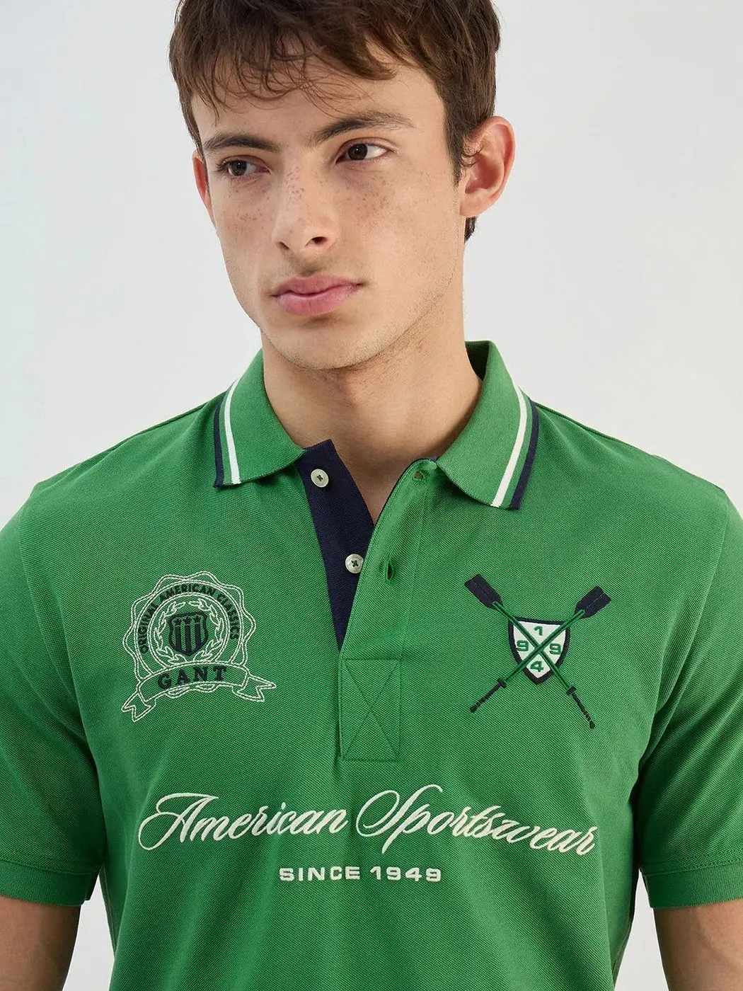 GANT POLO TSHIRT WITH BRAND BILL 2