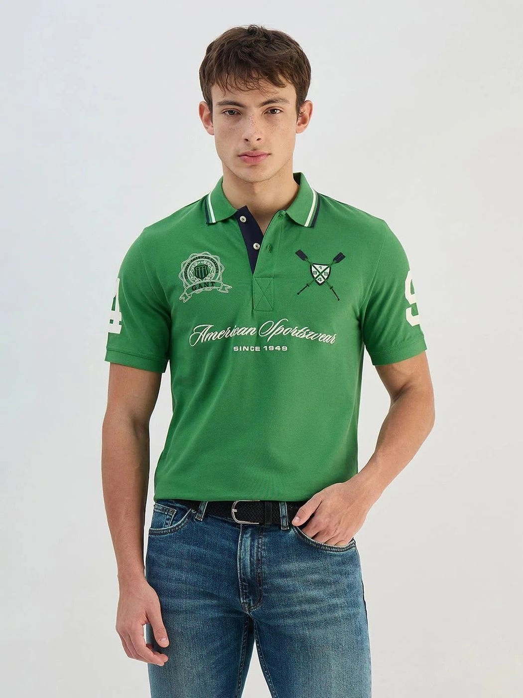 GANT POLO TSHIRT WITH BRAND BILL 3