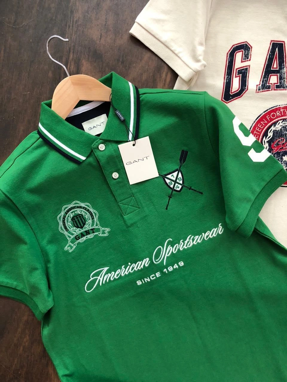 GANT POLO TSHIRT WITH BRAND BILL 17