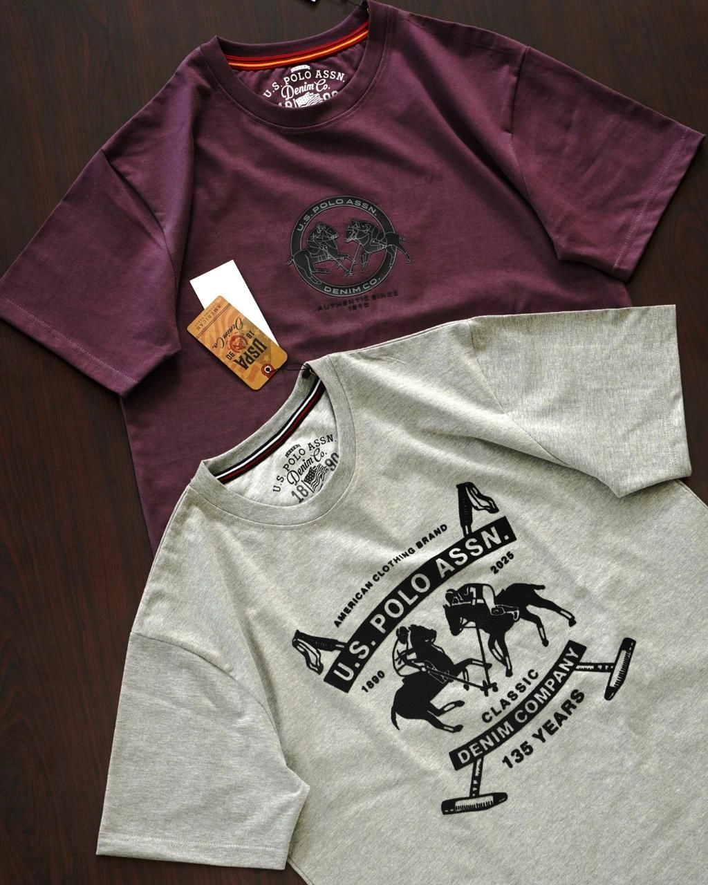 USPA MENS TSHIRT WITH BRAND BILL 4