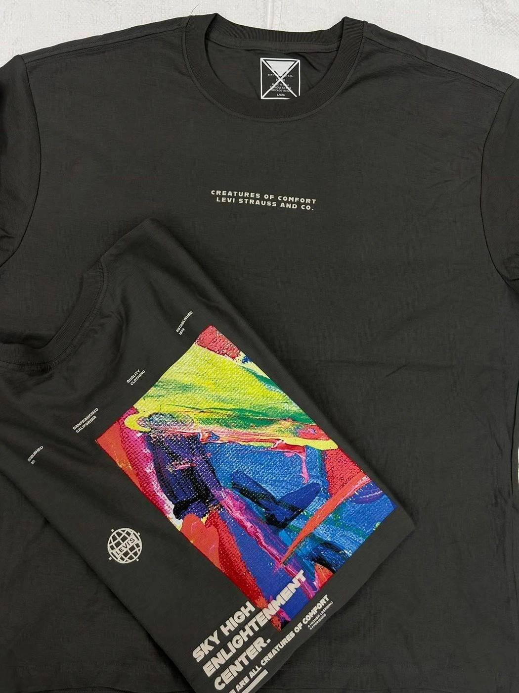 LEVI'S CREW ROUND NECK T-SHIRT WITH BRAND BILL 3