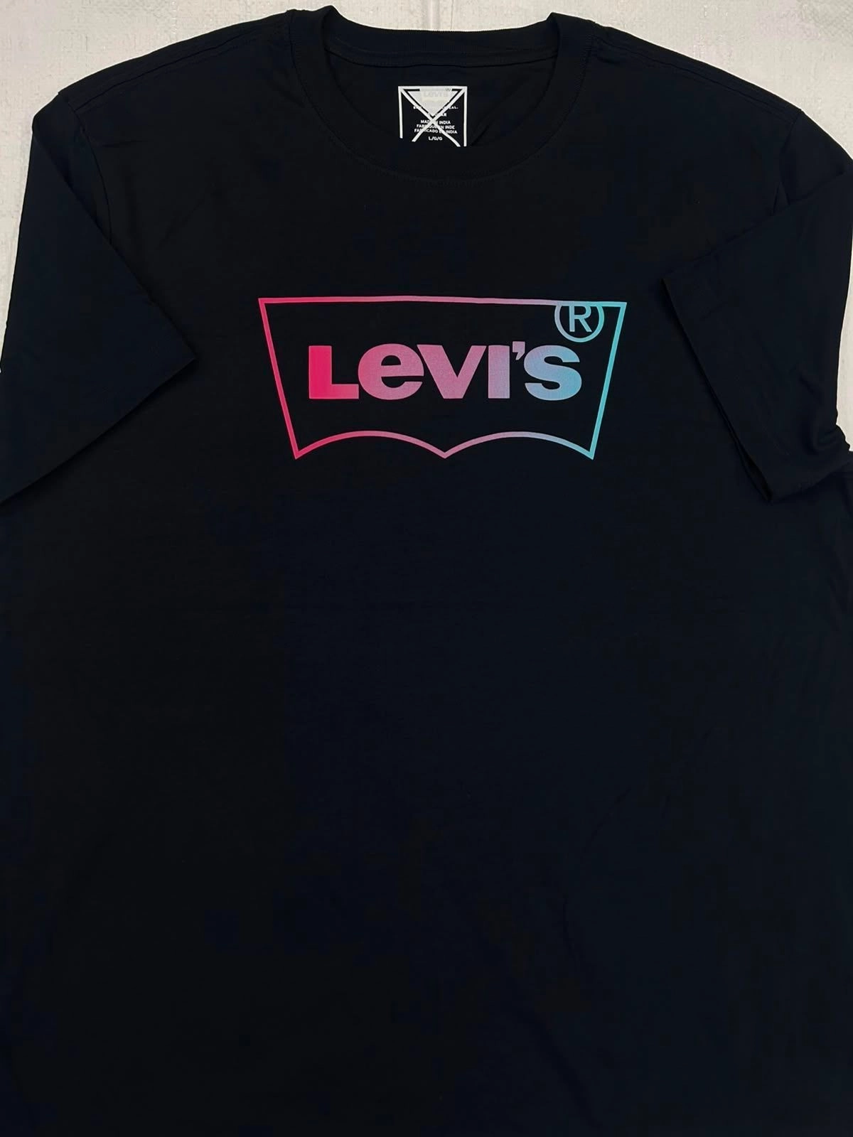 LEVI'S CREW ROUND NECK T-SHIRT WITH BRAND BILL 7
