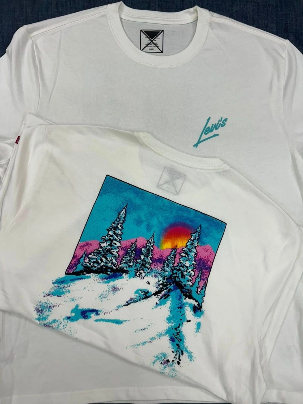 LEVI'S CREW ROUND NECK T-SHIRT WITH BRAND BILL 9