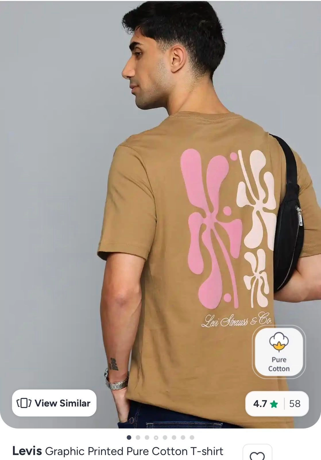 LEVI'S CREW ROUND NECK T-SHIRT WITH BRAND BILL 13