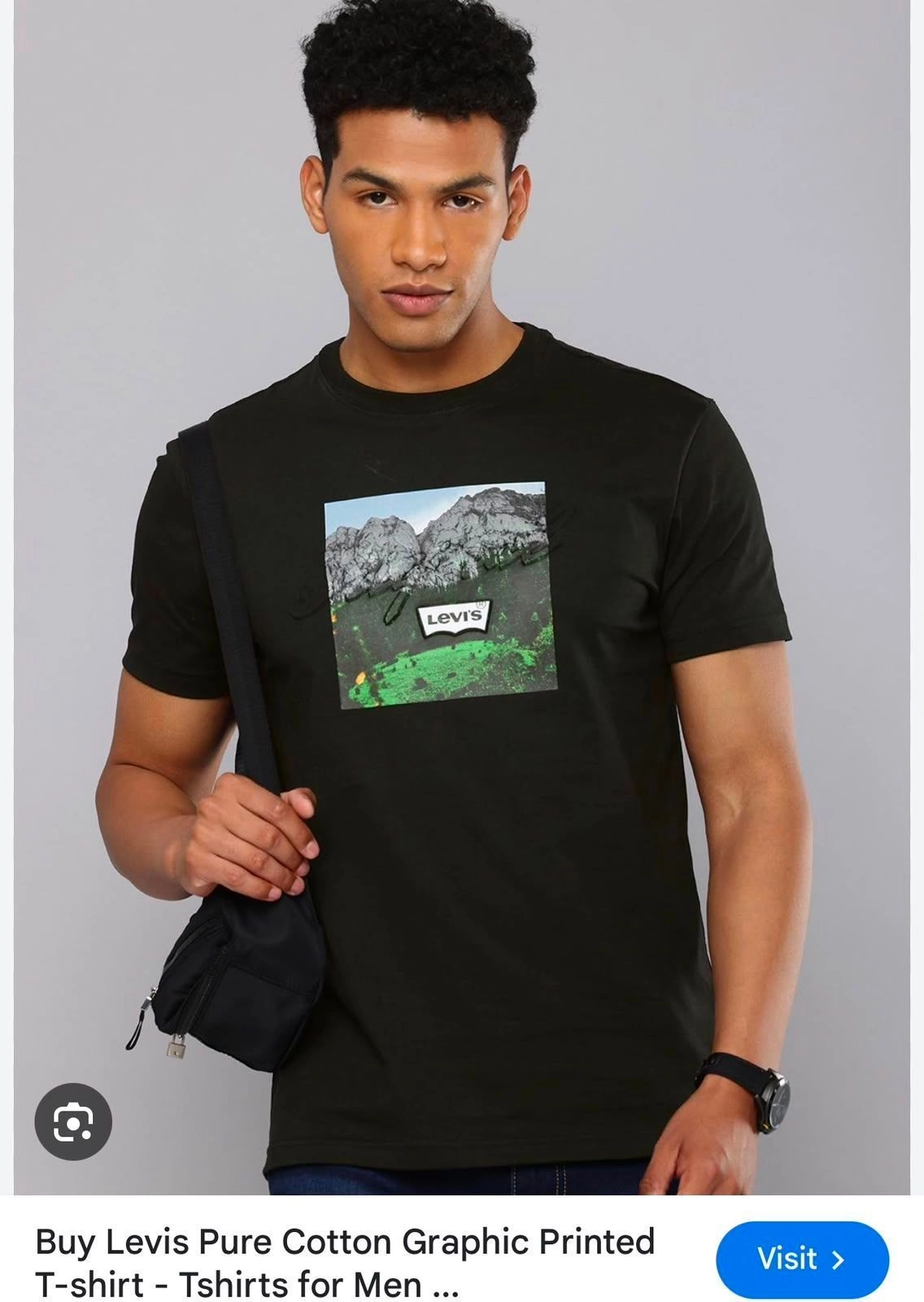 LEVI'S CREW ROUND NECK T-SHIRT WITH BRAND BILL 14