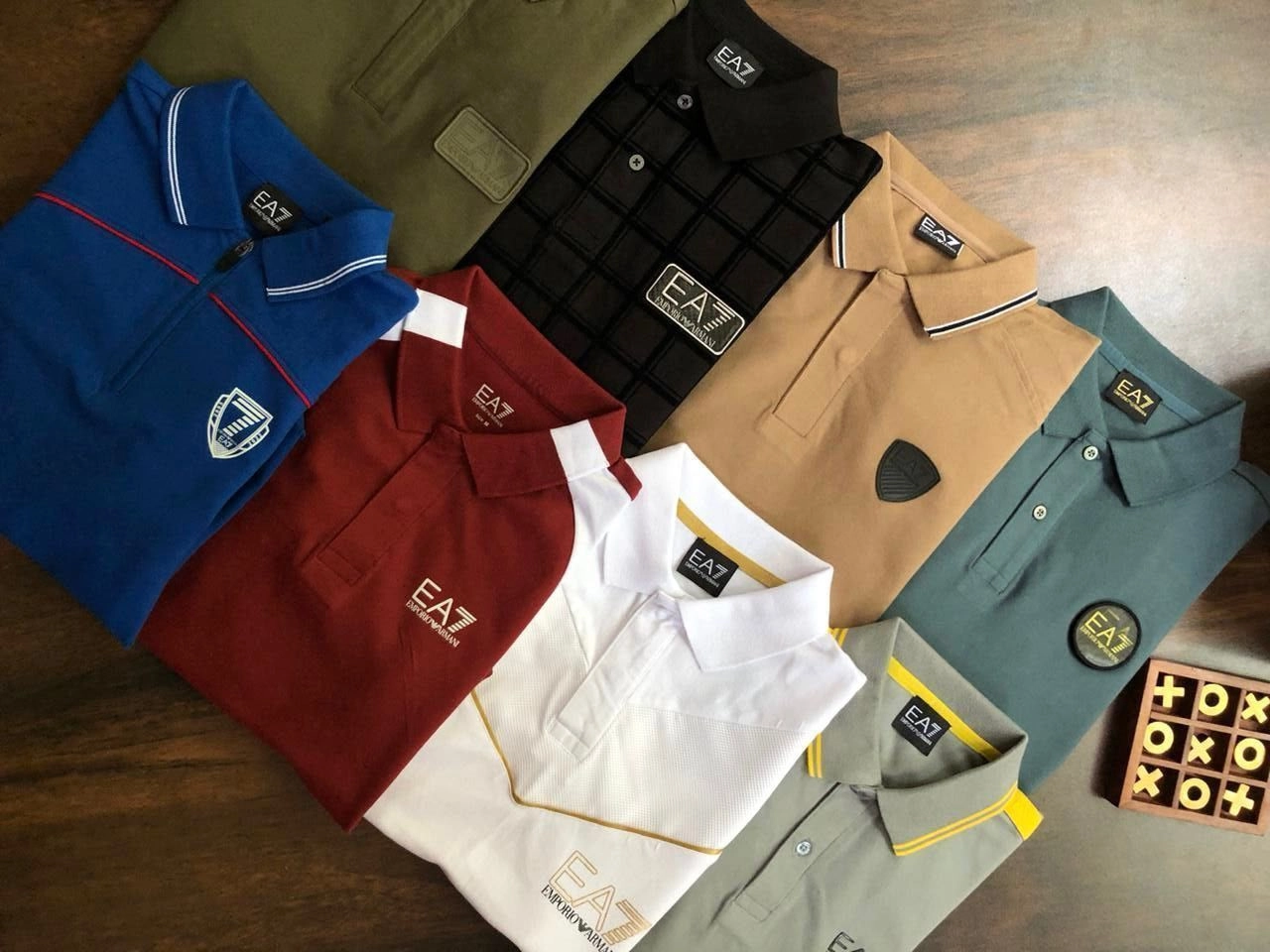 EMPORIO ARMANI POLO TSHIRT WITH BRAND BILL 1