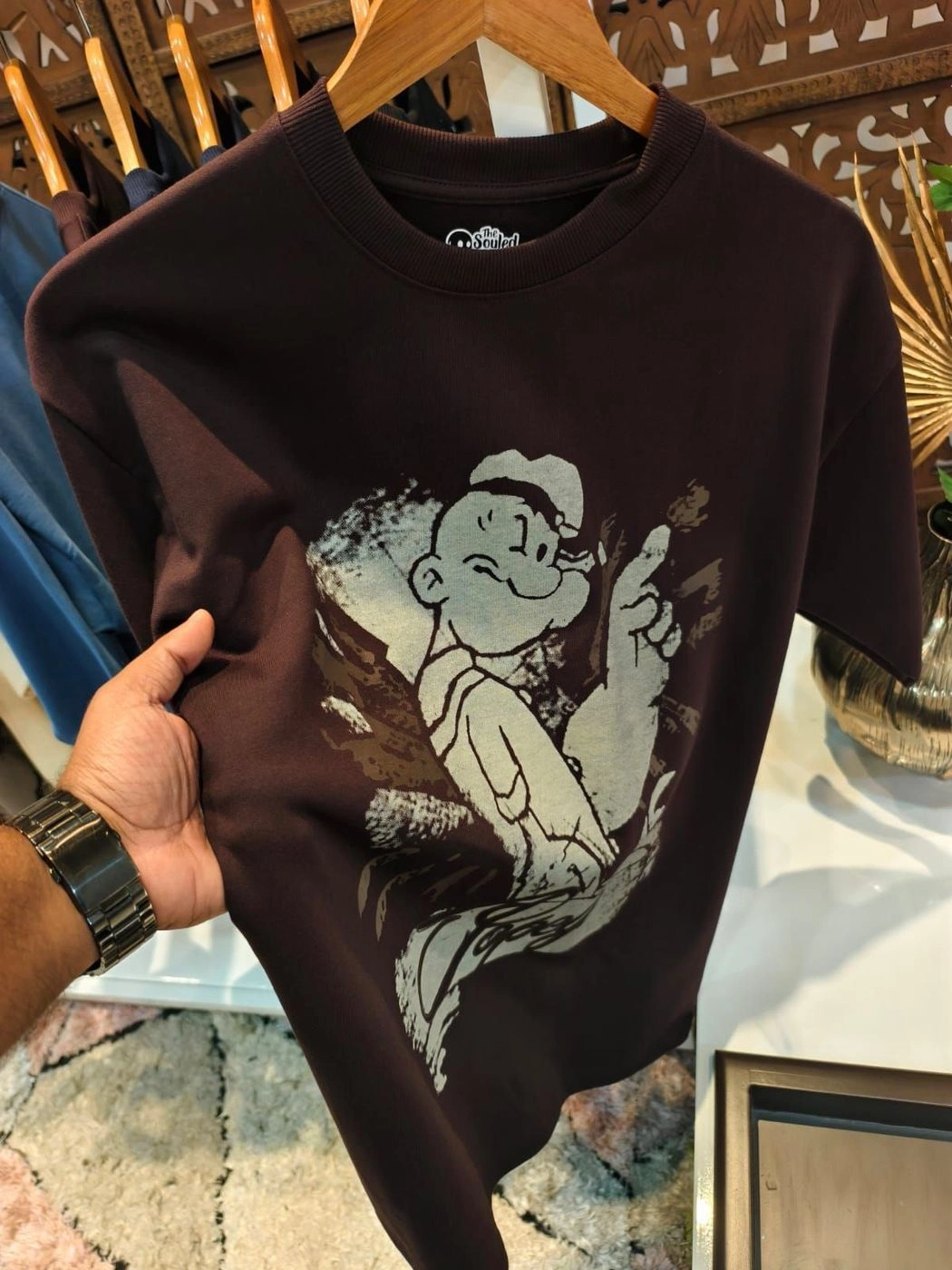 SOULED STORE T-SHIRT OVERSIZED  DROUP SHOULDER 4