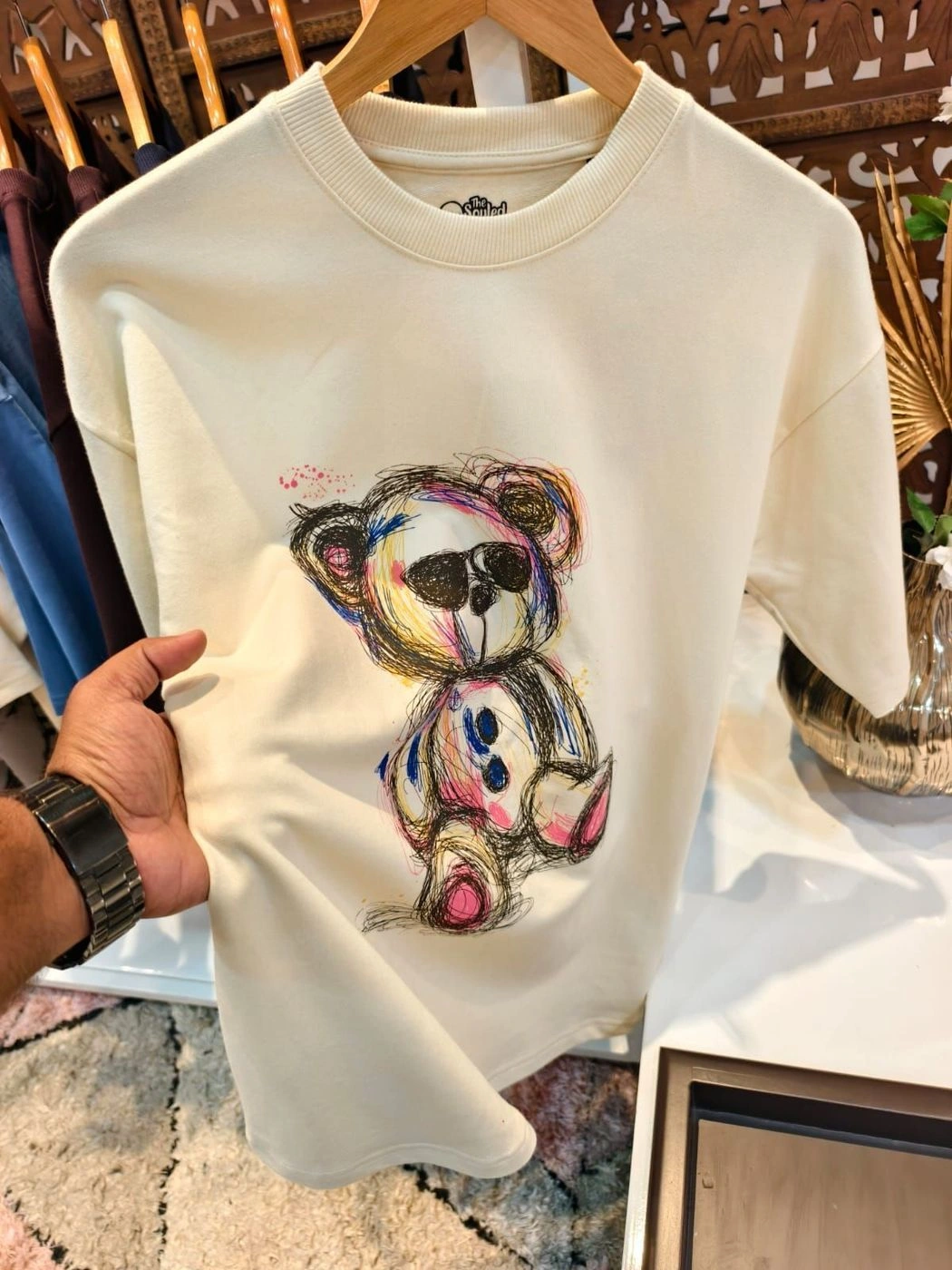 SOULED STORE T-SHIRT OVERSIZED  DROUP SHOULDER 5