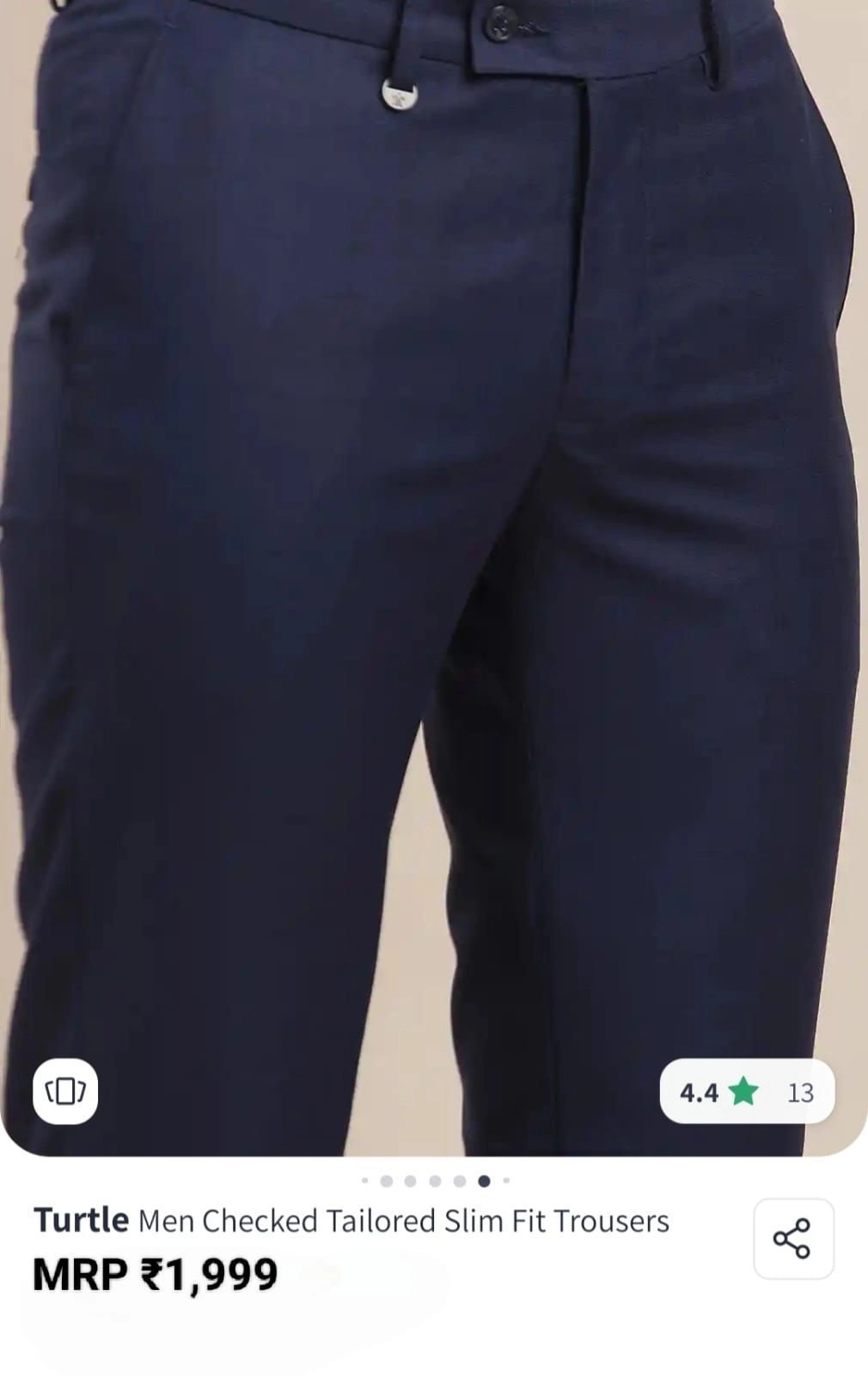 TURTLE 🐢 FORMAL PANTS GDJB0030 WITH BRAND BILL 9