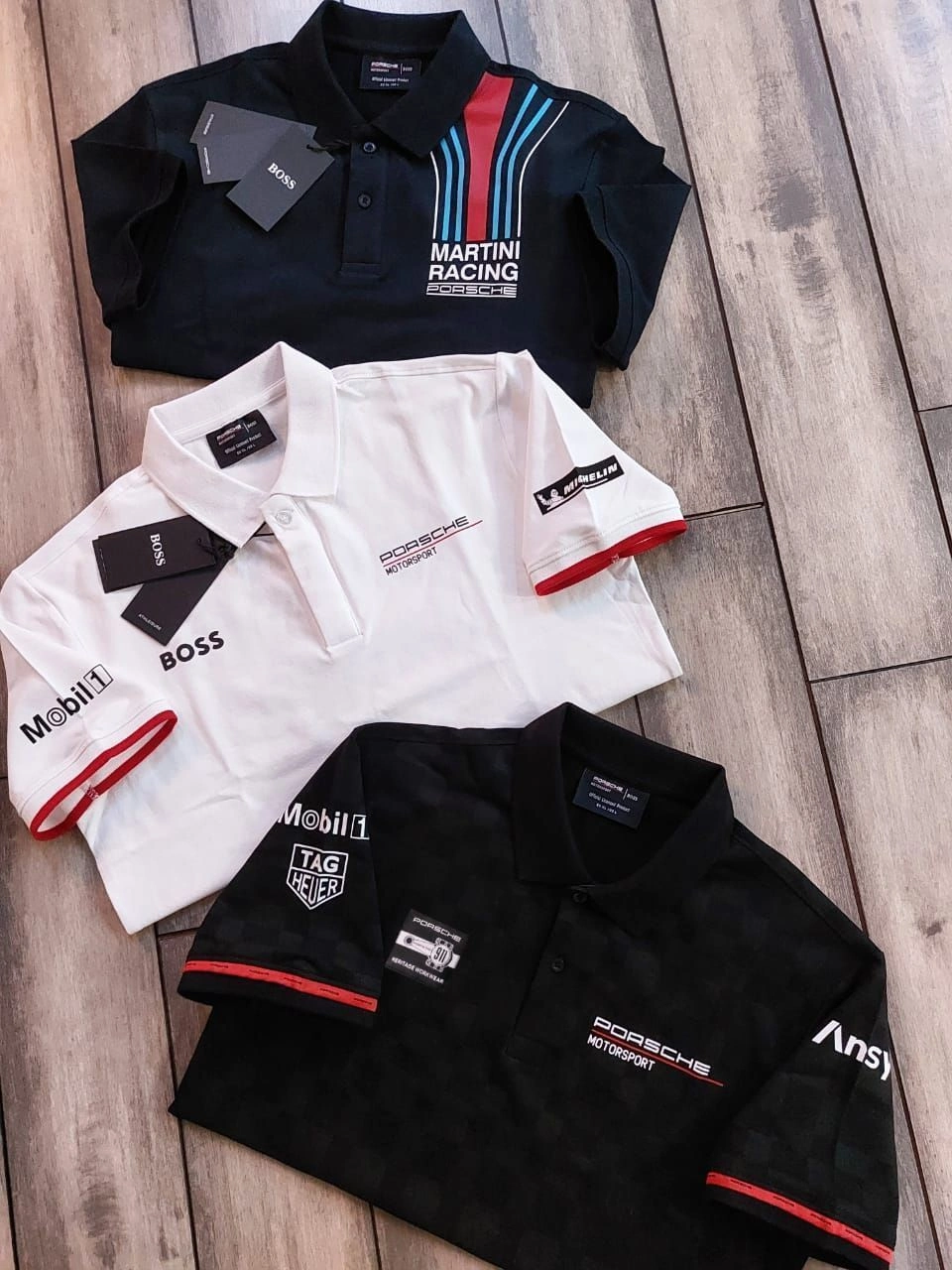PORSCHE POLO T-SHIRT GAONS82992 WITH BRAND BILL 1
