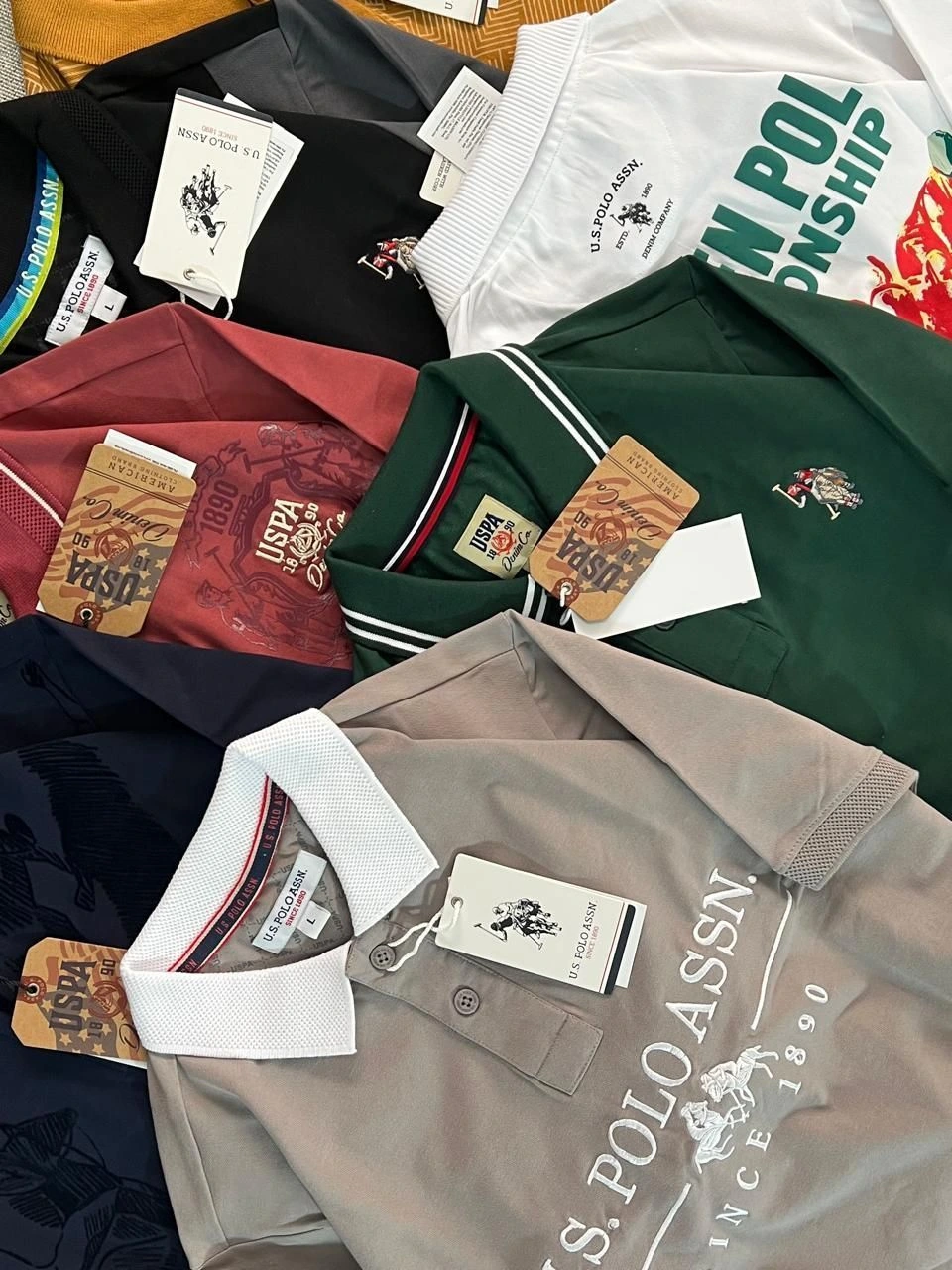 USPA KANSK-29029 POLO TSHIRT WITH BRAND BILL 1