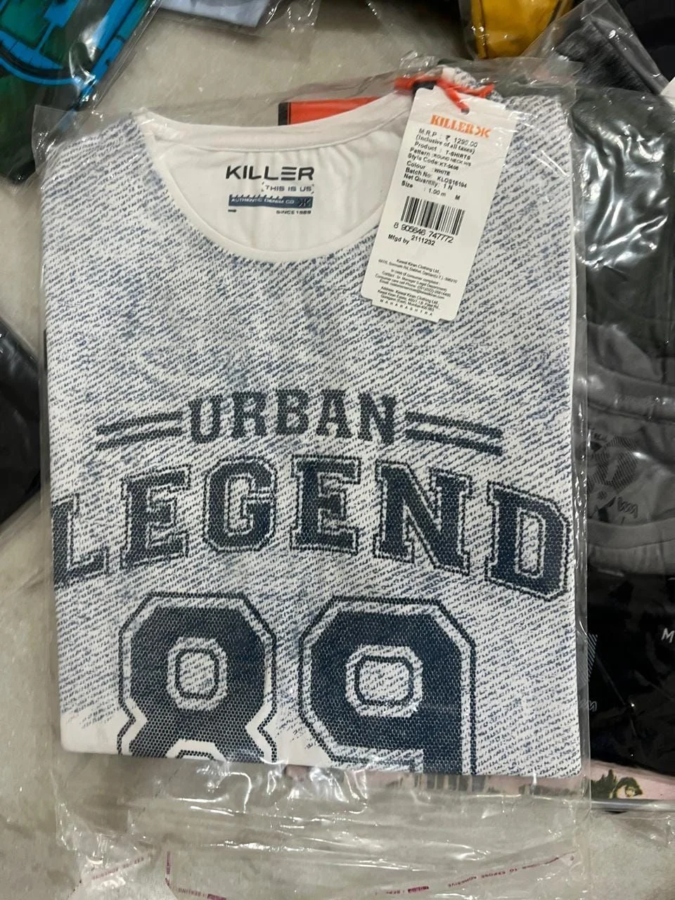 KILLER T-SHIRT WITH BRAND BILL 9