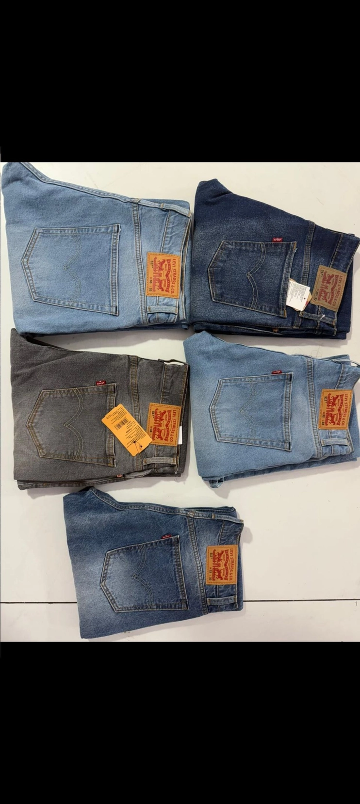 LEVIS 517 BOOTCUT JEANS DENIM WITH BRAND BILL 10