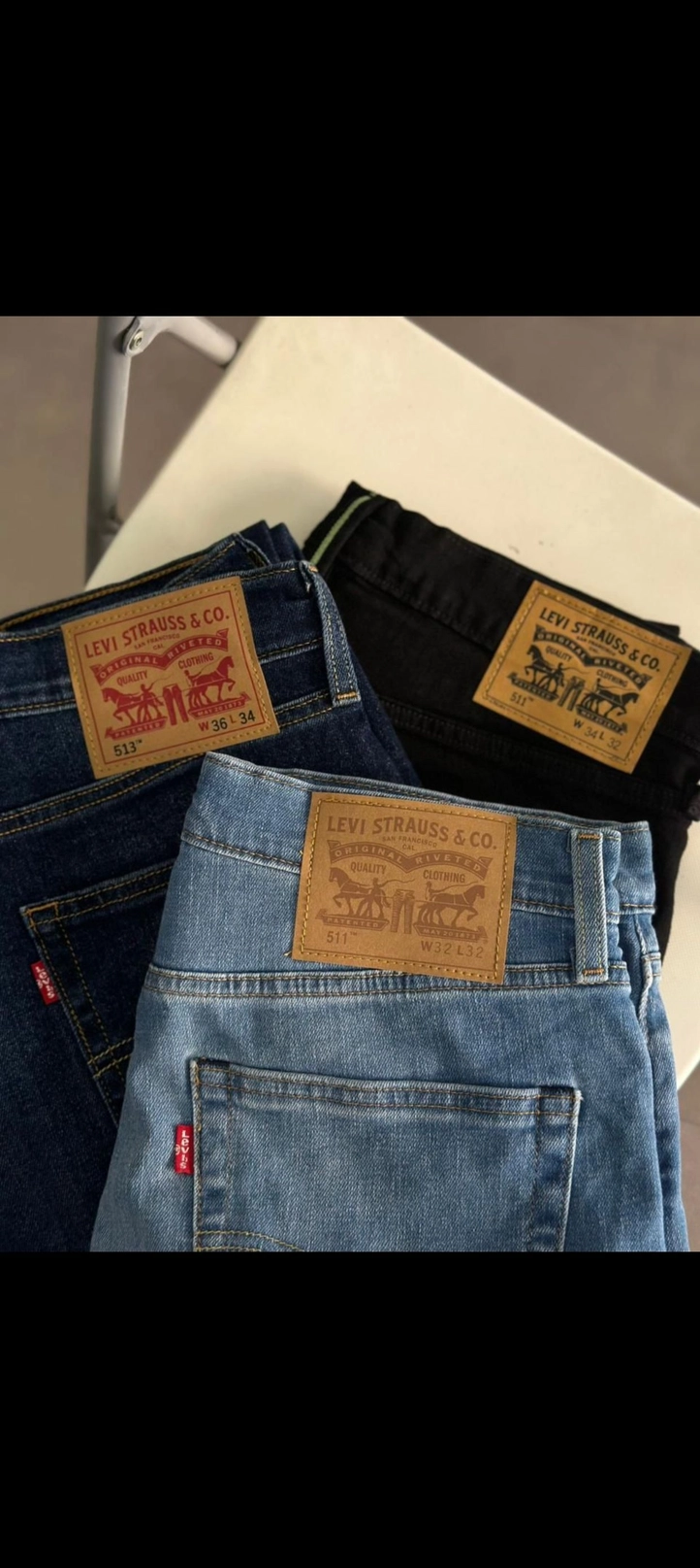 LEVIS MENS DENIMS A96HK WITH BRAND BILL 2