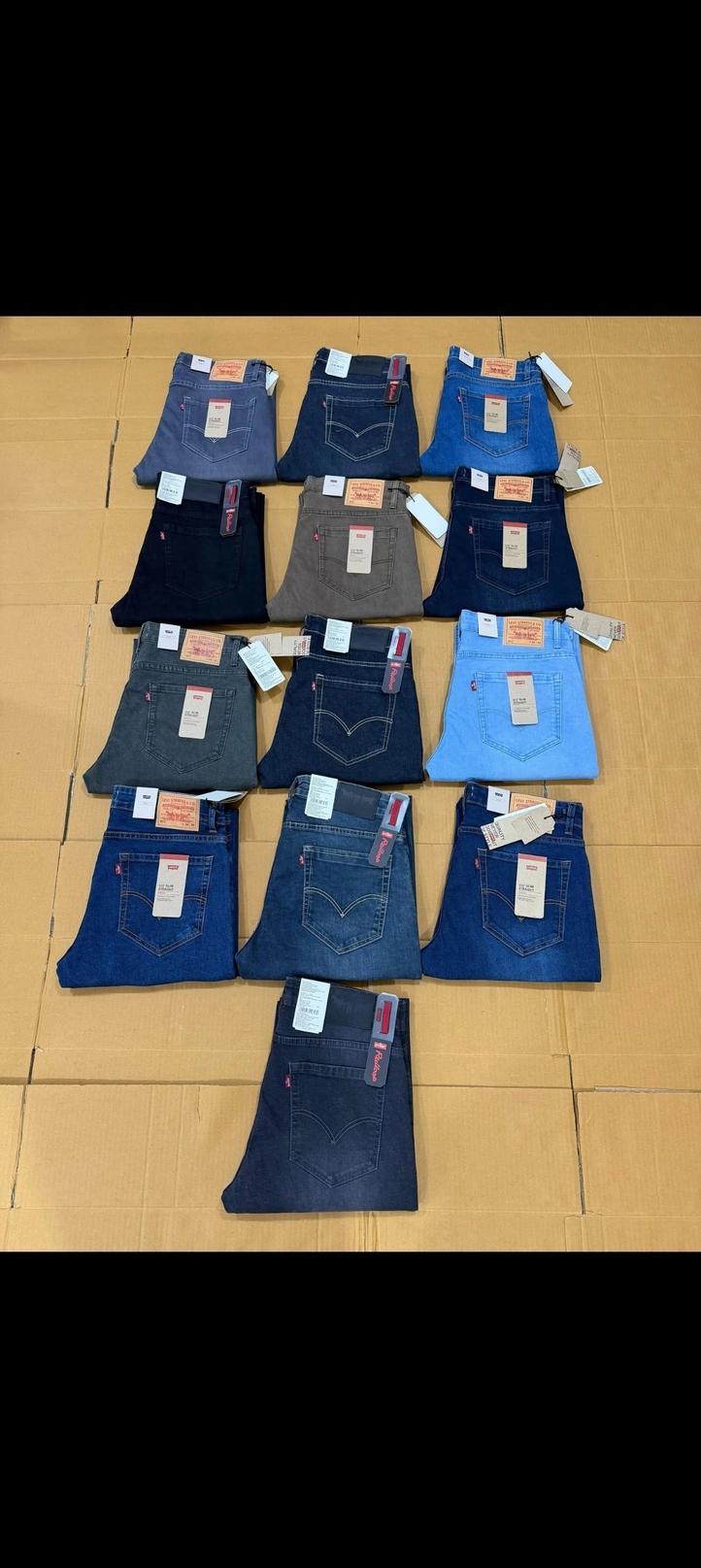 LEVIS RED LOOP DENIM WITH BRAND BILL 4