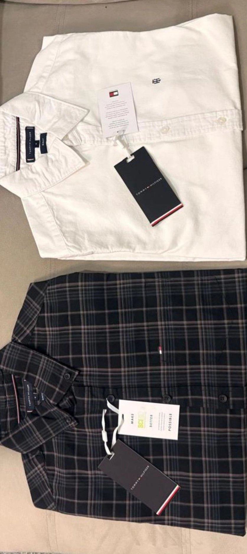 TOMMY HILFIGER SHIRT 100% ORGINAL WITH BRAND BILL 3