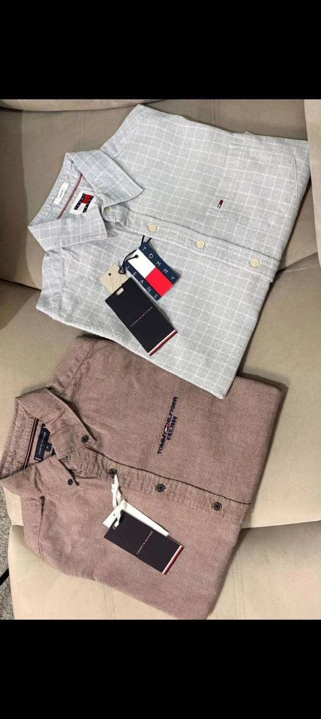 TOMMY HILFIGER SHIRT 100% ORGINAL WITH BRAND BILL 4