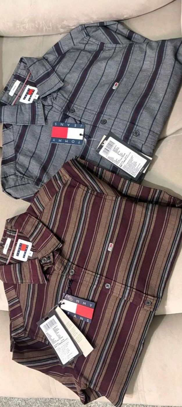 TOMMY HILFIGER SHIRT 100% ORGINAL WITH BRAND BILL 5