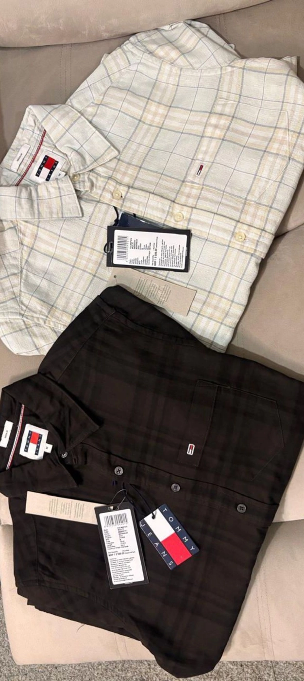TOMMY HILFIGER SHIRT 100% ORGINAL WITH BRAND BILL 7