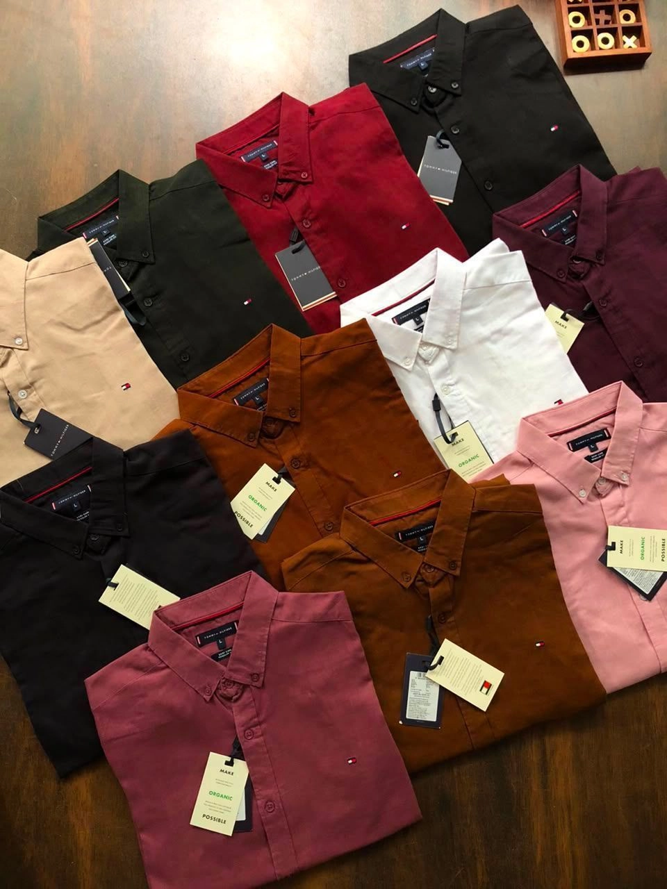 TOMMY HILFIGER LINEN SHIRTS WITH BRAND BILL 3