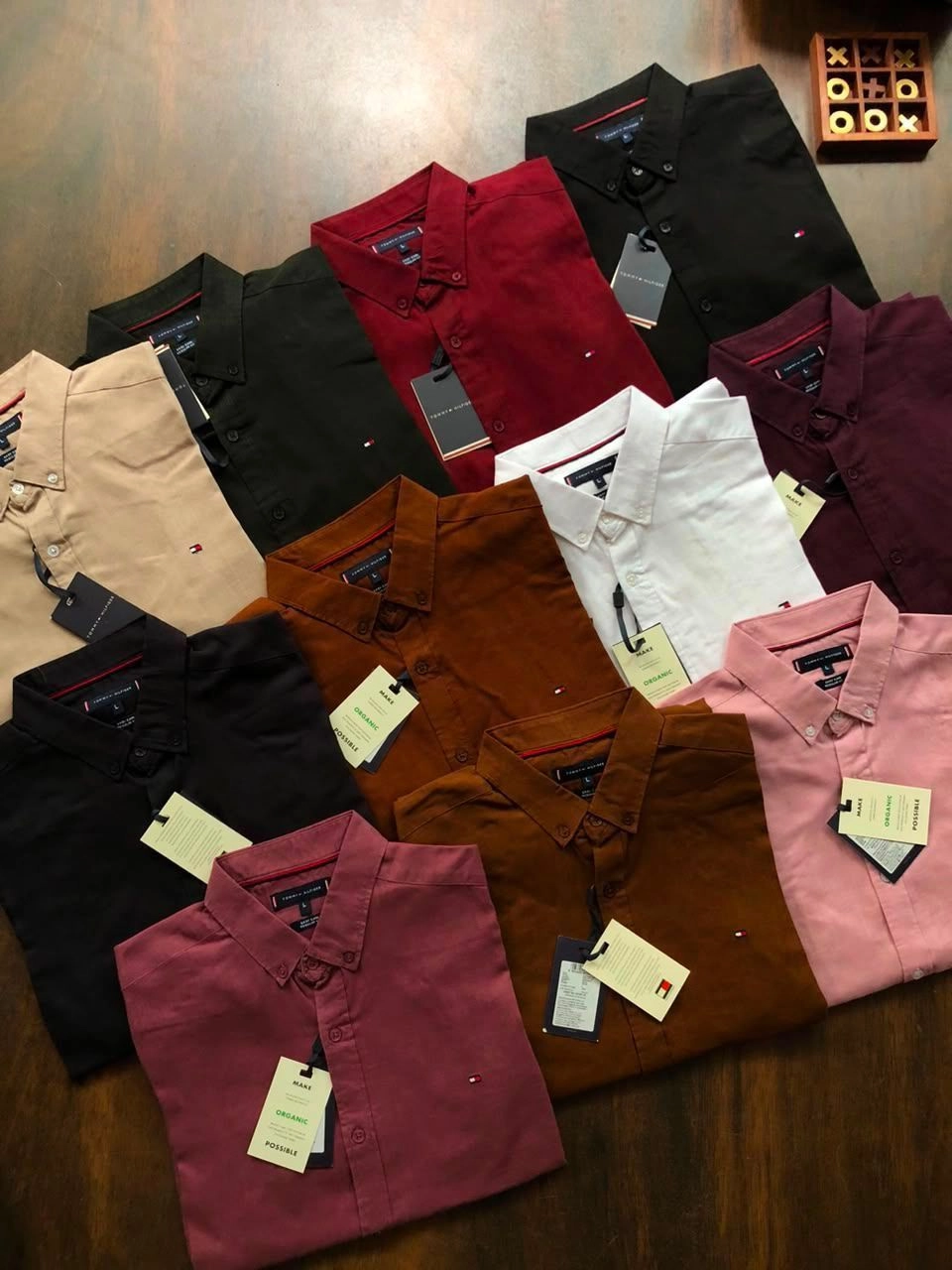 TOMMY HILFIGER LINEN SHIRTS WITH BRAND BILL 4