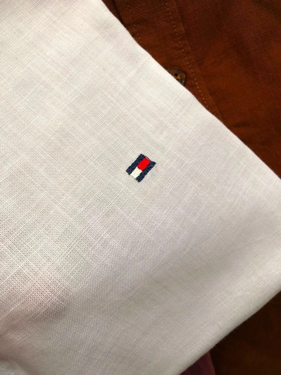 TOMMY HILFIGER LINEN SHIRTS WITH BRAND BILL 7