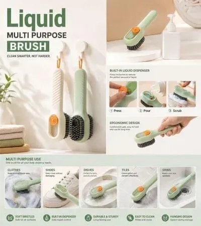 Multipurpose Liquid Dispenser Cleaning Brush 3