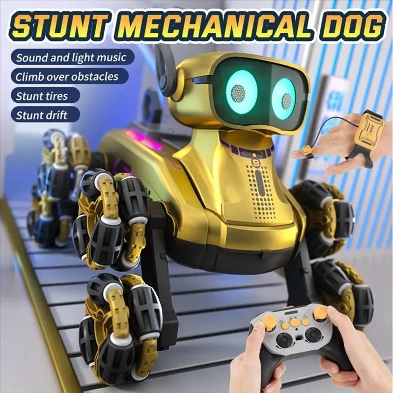 8WD Gesture Sensor RC Stunt Car, also known as a remote-control robot dog toy, 2