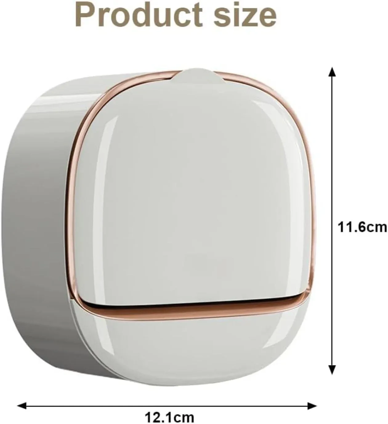 Wall Mounted Soap Holder with Lid, Self-Draining Soap Case, No Drill Soap Dish Holder, Dust-Proof Bathroom Soap Box, Adhesive Soap Holder for Bathroom & Kitchen (White, Pack of 2) 8