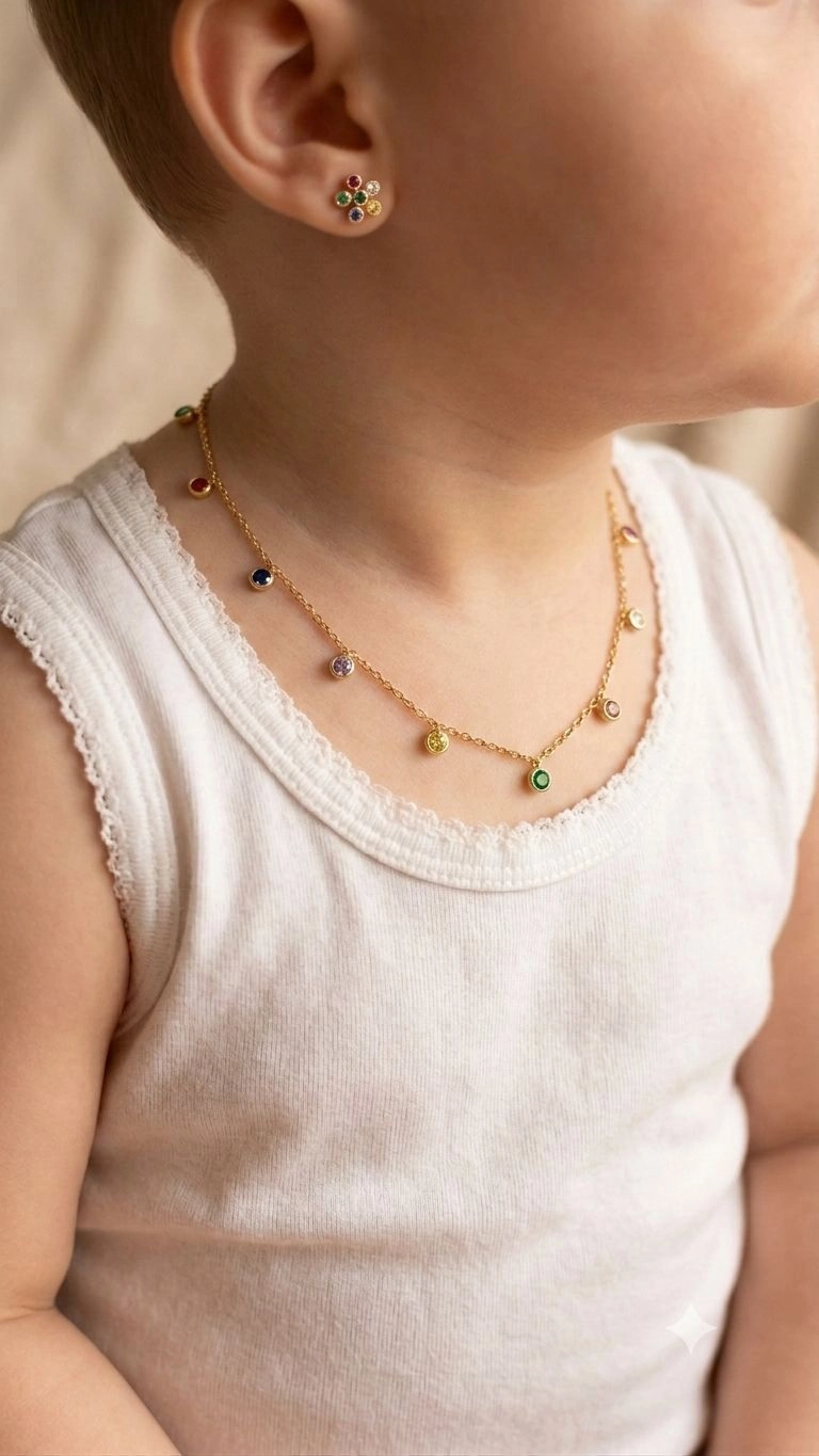 Multicolour charm necklace 1