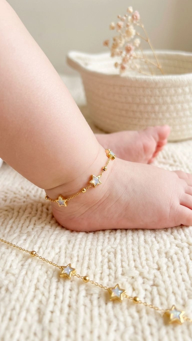 White star Kids Anklets