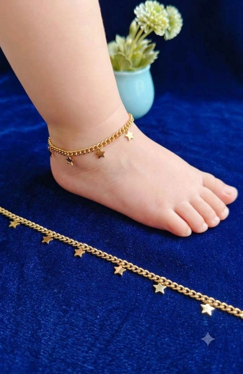 Hanging Star kids Anklets