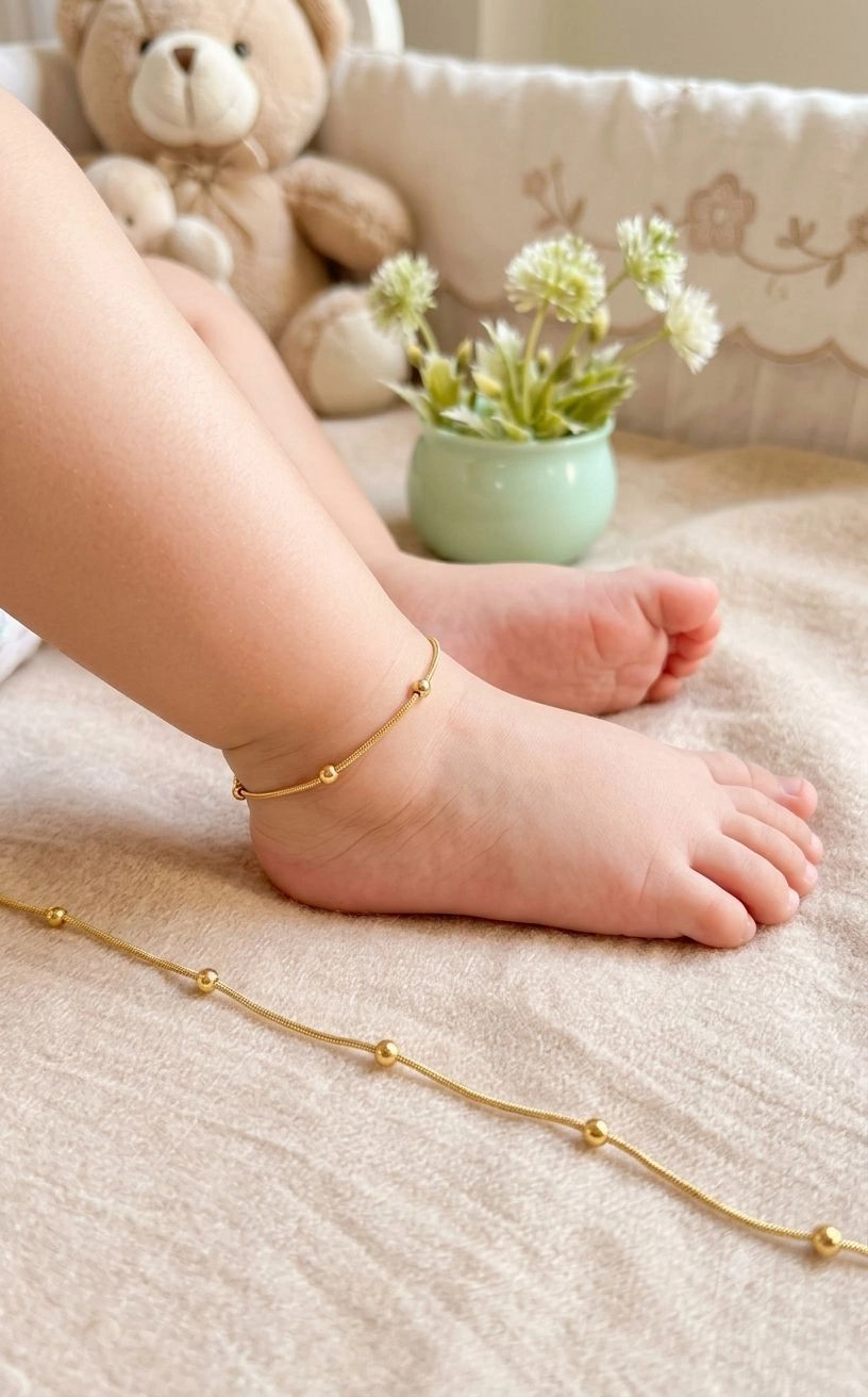 Beaded kids Anklets